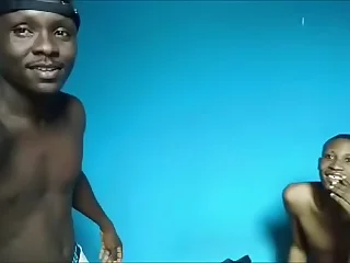 Having fun with my friend